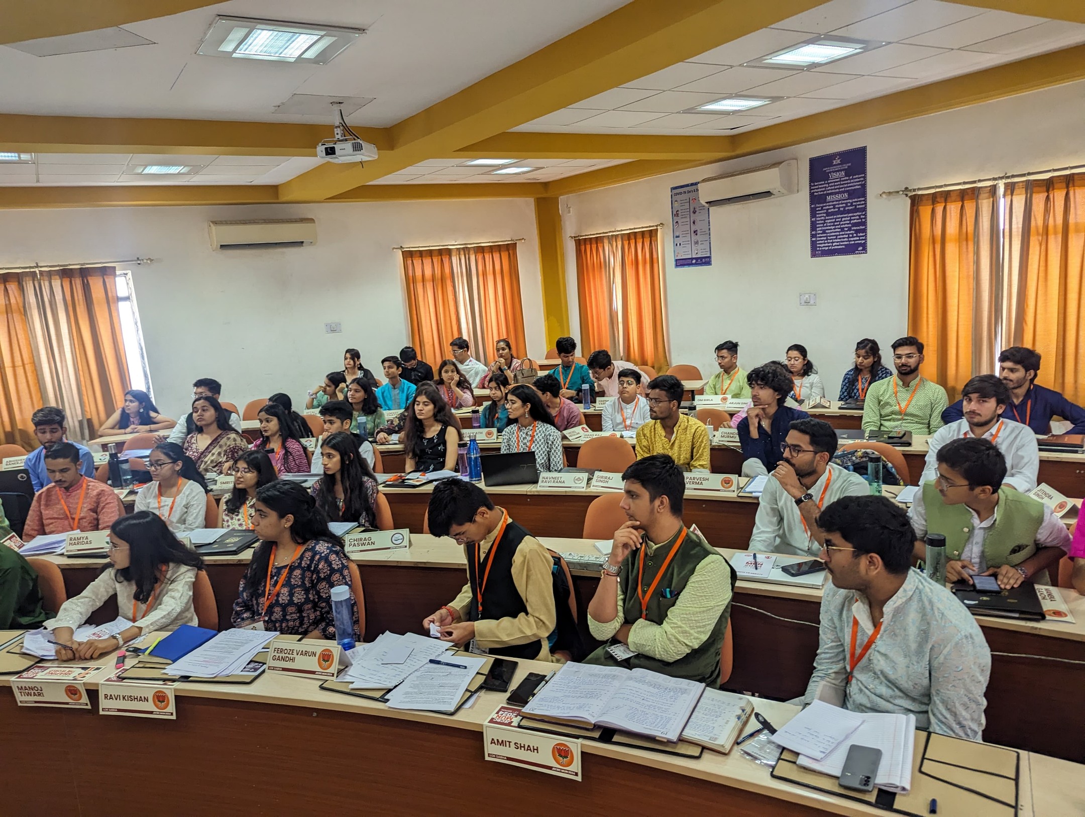 Delegates at JECRC MUN